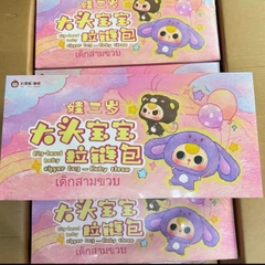 1165 - Baby three Big Head Bé Đầu To Full Set 6 Bé - Baby Three Animal Party Big Cute Plush Series Art Toy [CHÍNH HÃNG]