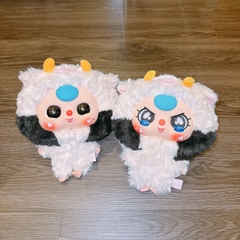1165 - Baby three Big Head Bé Đầu To Full Set 6 Bé - Baby Three Animal Party Big Cute Plush Series Art Toy [CHÍNH HÃNG]