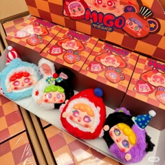 1163 - Baby three Migo Rạp Xiếc Full Set 8 Bé - Migo Cicus - Baby Three Animal Party Big Cute Plush Series Art Toy [CHÍNH HÃNG]
