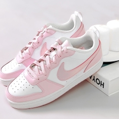 376 -  Giày Nike Court Borough Low Recaft (GS) - Hồng Pinky - Code DV5456-105 [HÀNG CHÍNH HÃNG]