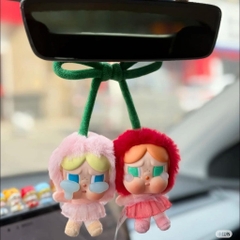 1314 - Crybaby Cherry - POPMART CRYBABY Crying For Love Series Love You Cherry Much Vinyl Plush Hanging Card [CHÍNH HÃNG]