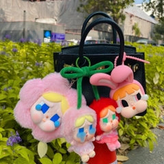 1314 - Crybaby Cherry - POPMART CRYBABY Crying For Love Series Love You Cherry Much Vinyl Plush Hanging Card [CHÍNH HÃNG]