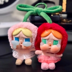 1314 - Crybaby Cherry - POPMART CRYBABY Crying For Love Series Love You Cherry Much Vinyl Plush Hanging Card [CHÍNH HÃNG]