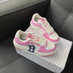 973 -  Giày MLB NY Chunky Liner Basic Big B Boston Red Sox - Hồng Pink - Code 3ASXCLB3N 43PKS [HÀNG CHÍNH HÃNG]