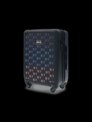 1010 -  Vali MLB NY Classic Monogram Monative - Size 22 Xách Tay - Đen - 3AHH0014N 50BKS [HÀNG CHÍNH HÃNG]