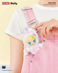1509 - Baby Molly Pocket Friends - Molly Mèo - POPMART Baby Molly Pocket Friends Series Vinyl Plush Pendant 01008211150 - Set 6 Bé [CHÍNH HÃNG]