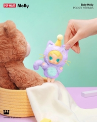 1509 - Baby Molly Pocket Friends - Molly Mèo - POPMART Baby Molly Pocket Friends Series Vinyl Plush Pendant 01008211150 - Set 6 Bé [CHÍNH HÃNG]