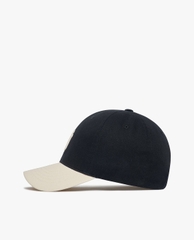 427 -  Nón MLB Unstructured Ball cap - Đen Kem - Ny Trắng To [HÀNG CHÍNH HÃNG]