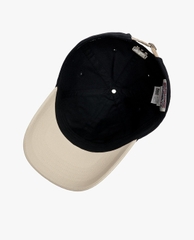 427 -  Nón MLB Unstructured Ball cap - Đen Kem - Ny Trắng To [HÀNG CHÍNH HÃNG]