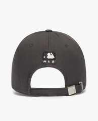 401 -  Nón MLB Unstructured Ball cap - Xám Bút Chì - Ny Trắng To [HÀNG CHÍNH HÃNG]