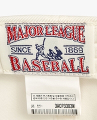 1446 - Nón MLB Logo New York White 3ACP3303N-50GNP [CHÍNH HÃNG]