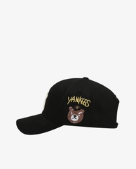 394 -  Nón MLB Unstructured Ball cap -Đen - NY Trắng Gấu [HÀNG CHÍNH HÃNG]