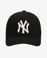 394 -  Nón MLB Unstructured Ball cap -Đen - NY Trắng Gấu [HÀNG CHÍNH HÃNG]