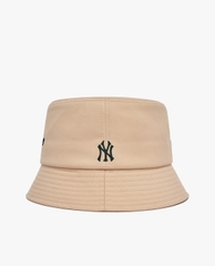 364 -  Nón Bucket MLB Varsity NY - Vàng Kem Beige [HÀNG CHÍNH HÃNG]