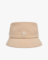 364 -  Nón Bucket MLB Varsity NY - Vàng Kem Beige [HÀNG CHÍNH HÃNG]