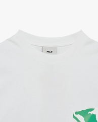 546 -  Áo MLB NY Pop Art Graphic Mega Overfit - Trắng Xanh - NY Graphic - Code 3ATSL0433-50WHS [HÀNG CHÍNH HÃNG]