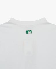 546 -  Áo MLB NY Pop Art Graphic Mega Overfit - Trắng Xanh - NY Graphic - Code 3ATSL0433-50WHS [HÀNG CHÍNH HÃNG]