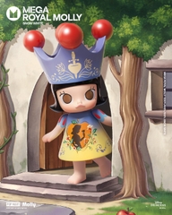 1588 - Molly Bạch Tuyết 400% - Molly Snow White 400% - POPMART MEGA ROYAL MOLLY 400% Snow White 6931571045265 [CHÍNH HÃNG]