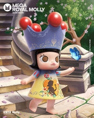 1588 - Molly Bạch Tuyết 400% - Molly Snow White 400% - POPMART MEGA ROYAL MOLLY 400% Snow White 6931571045265 [CHÍNH HÃNG]