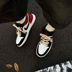 1676 - Giày Nike Jordan 1 Low Black Toe - IB8971 106 [HÀNG CHÍNH HÃNG]