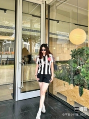 1688 - Áo Adidas Originals Wonder Black White Jersey KC0672 [HÀNG CHÍNH HÃNG]