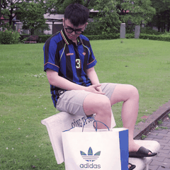 1684 - Áo Adidas Originals Jcquard Jersey Semi Lucid Blue / Black KD2307 - Xanh Dương Đen [HÀNG CHÍNH HÃNG]