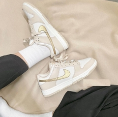 282 -  Giày Nike Dunk Low "Gold Swoosh" - Code DX5930-001 [HÀNG CHÍNH HÃNG]