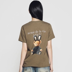 2193 - Áo ADLV Fuzzy Font Rabbit Bear Doll Caco Acmé de la vie ADLV-24SS-SSLRBR-CCA [HÀNG CHÍNH HÃNG]