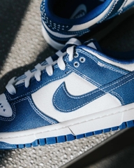 457 -  Giày Nike Dunk Low Sashiko Industrial Blue - Code DV0834 - 101 [HÀNG CHÍNH HÃNG]