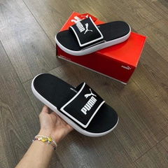 867 -  Dép Puma Softride Slide White Black - Code 382111-01 [HÀNG CHÍNH HÃNG]