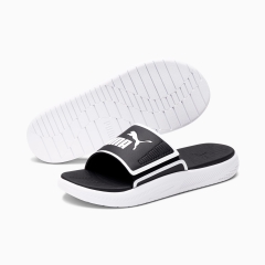 867 -  Dép Puma Softride Slide White Black - Code 382111-01 [HÀNG CHÍNH HÃNG]