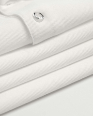 2597 - Áo Polo New Era NY Trắng Cổ Viền Đỏ Đen [HÀNG CHÍNH HÃNG]