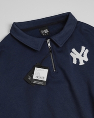 2258 - Áo Sweater New Era Quater Zipper NY New York Yankees Gấu Xanh Navy [HÀNG CHÍNH HÃNG]
