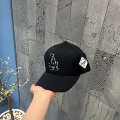1062 -  Nón MLB LA Dodgers Diamond Stamp Border Black White - Code 3ACP8501N 07BKS [HÀNG CHÍNH HÃNG]