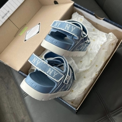 1051 -  Sandal MLB Liner Denim Monogram New York Yankees Blue - Code 3ASDTPD43 50BLS [HÀNG CHÍNH HÃNG]