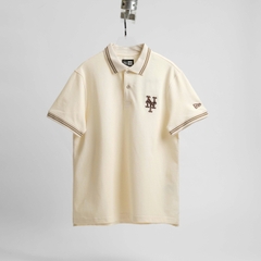 2119 - Áo Polo New Era NY 59FIFTY MLB Doughnut Beige Viền Nâu [HÀNG CHÍNH HÃNG]