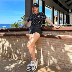 839  -  Giày MLB Chunky Liner Mid Classic Monogram New York Yankees - Black - Code 3ASXCMM4N-50BKS [HÀNG CHÍNH HÃNG]