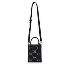 2649 - Túi MLB Diamond Monogram Mini Tote NY Black 7ACRMD35N-50BKS [HÀNG CHÍNH HÃNG]