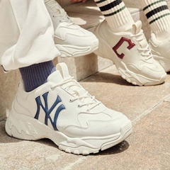 1021  -  Giày MLB Chunky Bigball NY Window New York Yankees White - Trắng - Code 3ASHBCW3N 50WHS [HÀNG CHÍNH HÃNG]