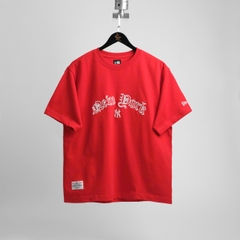 2152 - Áo New Era NY New York Yankee Gothic Font Đỏ [HÀNG CHÍNH HÃNG]