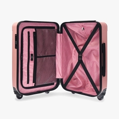 2644 - Vali MLB Classic Mono NY Size 22 Cabin Xách Tay (Mang lên máy bay) 3AHH0014N-43PKM Hồng [HÀNG CHÍNH HÃNG]