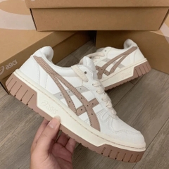 462 -  Giày Asics Court MZ Retro Casual White Brown - Code 1203A127-105 [HÀNG CHÍNH HÃNG]
