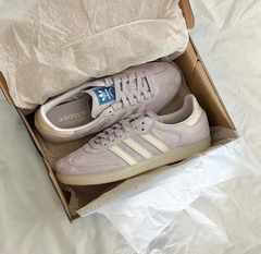 906 -  Giày Adidas Samba OG Sivel Dawn Chalk Pastel Purple - Code IG6176 [HÀNG CHÍNH HÃNG]