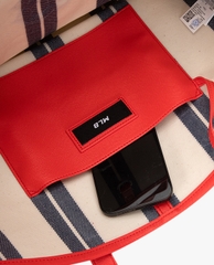 708 -  Túi MLB Tote Ethnic Stripe Bag Boston Red Sox - Navy - Code 3AORL0323 43NYL [HÀNG CHÍNH HÃNG]