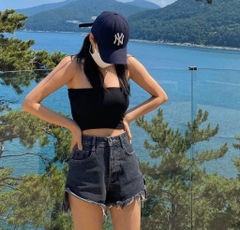414 -  Nón MLB Unstructured Ball cap - Xanh Navy - Ny Trắng To [HÀNG CHÍNH HÃNG]
