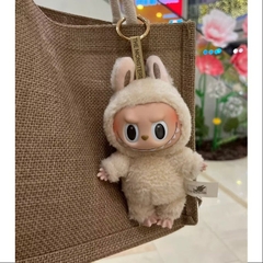 1093 - Labubu Soymilk Màu Be Size bé 17cm - Gấu Bông Art Toy [HÀNG CHÍNH HÃNG] Pop Mart