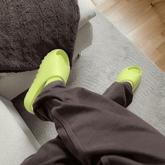 355- Dép Adidas Yeezy Slide "Glow Green" GX6138/HQ6447 [HÀNG CHÍNH HÃNG]