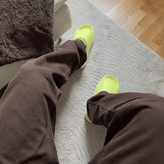 355- Dép Adidas Yeezy Slide "Glow Green" GX6138/HQ6447 [HÀNG CHÍNH HÃNG]