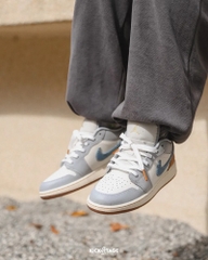 859 -  Giày Nike Air Jordan 1 Low GS Denim Swoosh FZ5046 041 [HÀNG CHÍNH HÃNG]