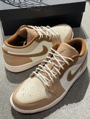 1029 -  Giày Nike Air Jordan 1 Low Premium Tan Brown HF5753 221 [HÀNG CHÍNH HÃNG]